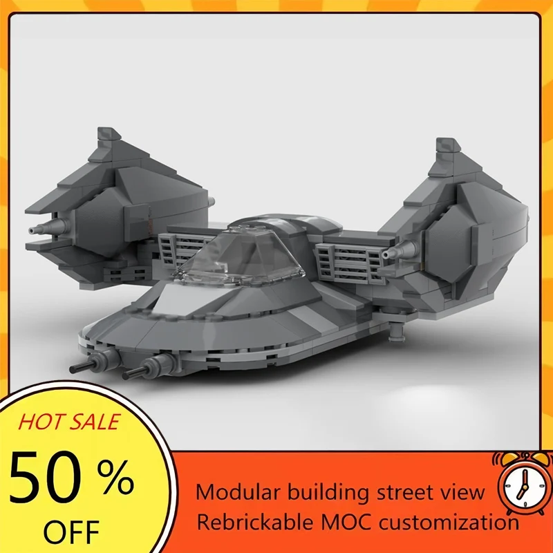 

374PCS Popular Space War Movie Model MOC Building Bricks Spaceship Modular Technology Gifts Holiday Assemble Children Toy Suit