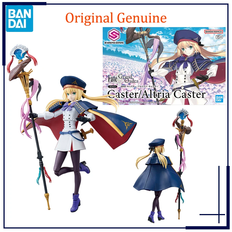 

Original Genuine Bandai Anime 30MS Fate/Grand Order Caster/Altria Caster Assembly Model Toys Action Figure Gifts Collectible Kid