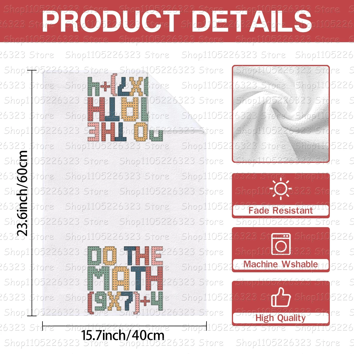 67 ستة سبعة 6-7 مناشف مطبوعة مضحكة للرجال والنساء مزيج البوليستر ملحقات المطبخ تنظيف المنتج منشفة التنظيف #4