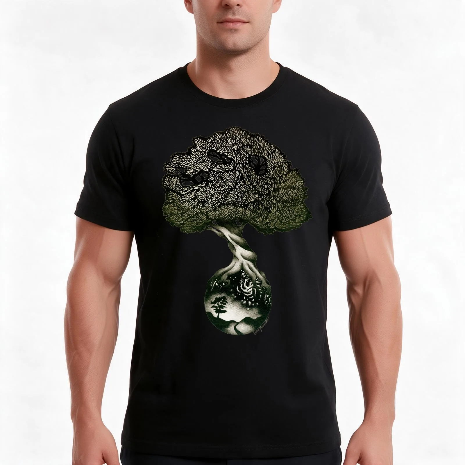 Nature Preserves all of Life T-Shirt Summer Casual Cotton Tee Oversized Streetwear Tops Vintage Graphic Print 100% Cotton