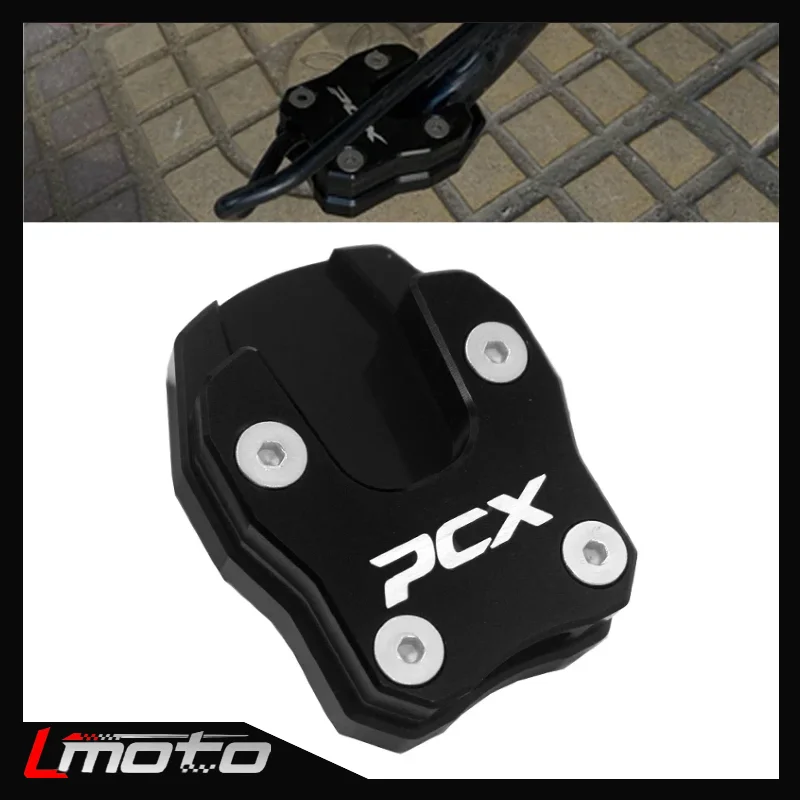 

For HONDA PCX125 PCX150 PCX 125 150 2018 2019 2020 2021 Motorcycle CNC Bracket Foot Side Bracket Extended Pad