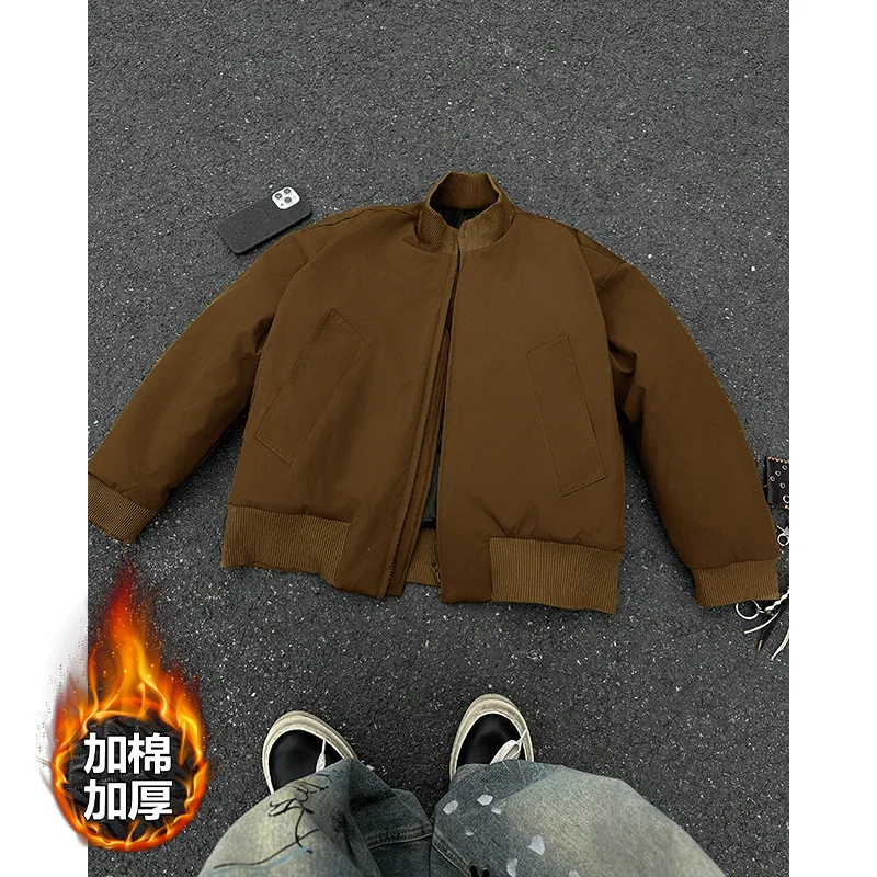 

Autumn Winter Jacket For Men Waterproof Cotton Coat Fashion Thick Warm High Quality Outerwear