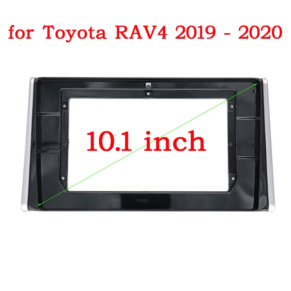 RSNAVI Car Sterei 2 Din Facia Frame Adapter For Toyota RAV4 10.1 INCH Big Screen CD / DVD Player Fitting Panel Frame Kit