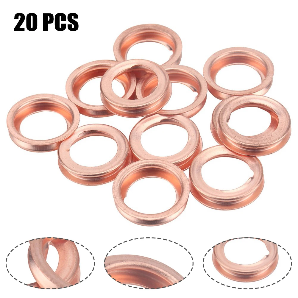 20x Oil Drain Plug Crush Washer Gasket 11026-01M02 For Nissan For Infiniti For GT-R Juke Murano Maxima Sentra Versa Xterra