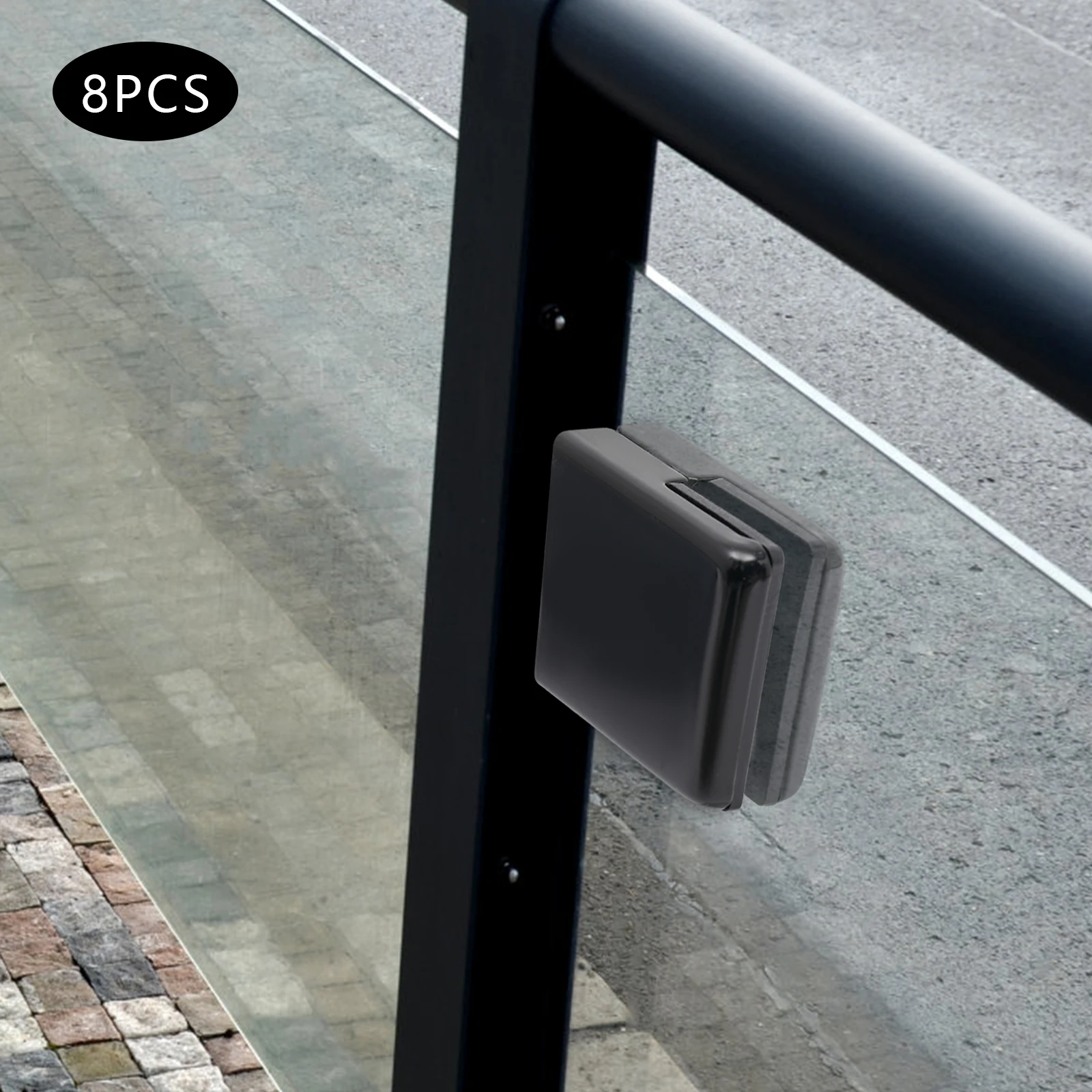 

High-Quality Glass Clamp, Stainless Steel for 8-10mm Glass, Rustproof, Waterproof, Easy to Install and Ideal for Home or