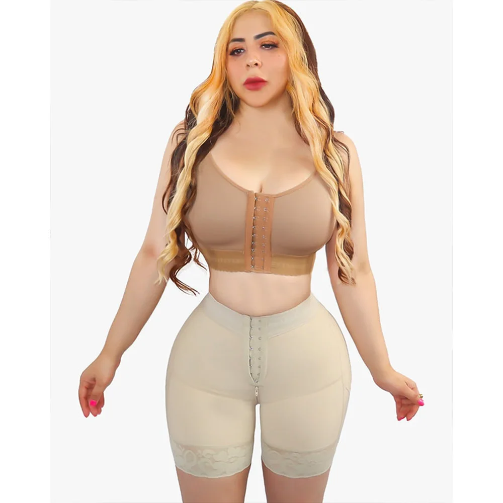 Women Butt Lifter Shaper Panties Shorts Briefs Butt Lift Underwear Body Shaper Low waisted hip lifting shorts with zipper faja