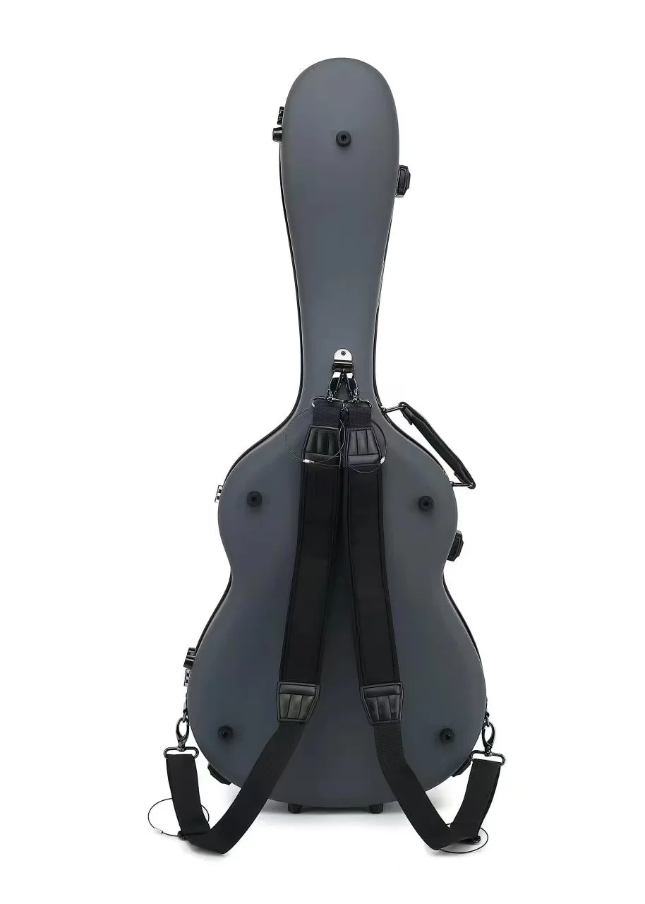 Guitar Hard Case Fiberglass Carbon Fiber Water Transfer Printing Musical Instrument Protective Storage Box