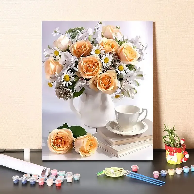 

7294155 Digital oil painting coloring, manual coloring, oil painting with high aesthetic value