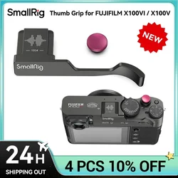 SmallRig Thumb Grip for FUJIFILM X100VI / X100V ,with Hot Shoe Cover, a Concave Shutter Release Button,Built-in Silicone Pads