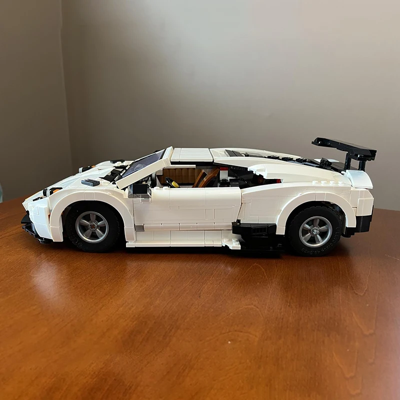 NEW 1302Pcs Parts Creative Expert MOC Murcielago SV LP7604 MOD 10295 Sports Cars Building Blocks DIY Bricks Toys