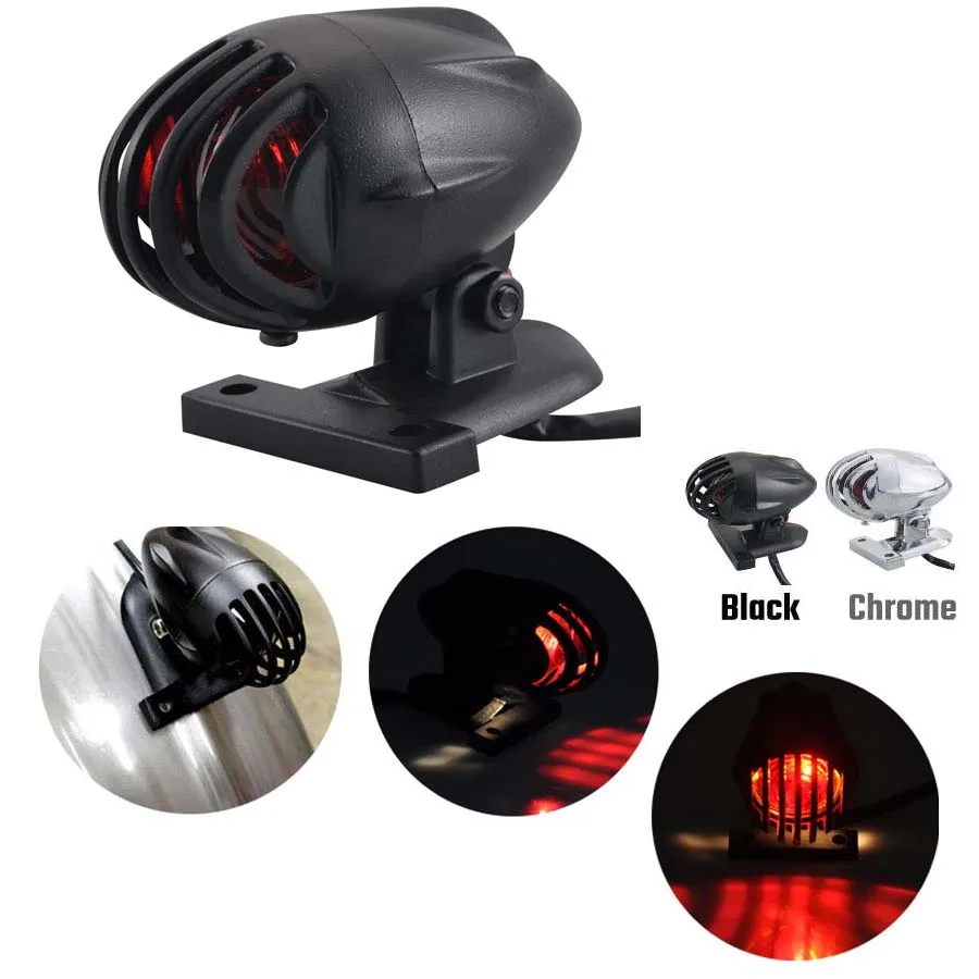 

Универсальные аксессуары для мотоциклов в стиле ретро, задний фонарь 12 В, задний фонарь для мотоцикла, стоп-сигнал, подходит для Harley Honda Yamaha Kawasaki Suzuki
