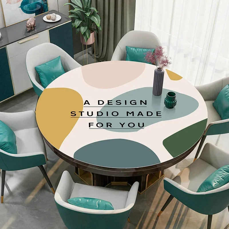 

1330059 Table cloth waterproof, oil proof, and wash free PVCmesh red tablecloth, desk, student coffee table, table mat fabric