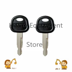 2pc Ignition Keys For Sany Excavator Bulldozer Loader Heavy Equipment key