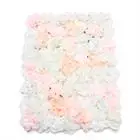 

60*40cm Rectangular Artificial Flower Walls Pink White Tracery Wall Silk Plastic For Wedding Venue Candy Wall Photography Area
