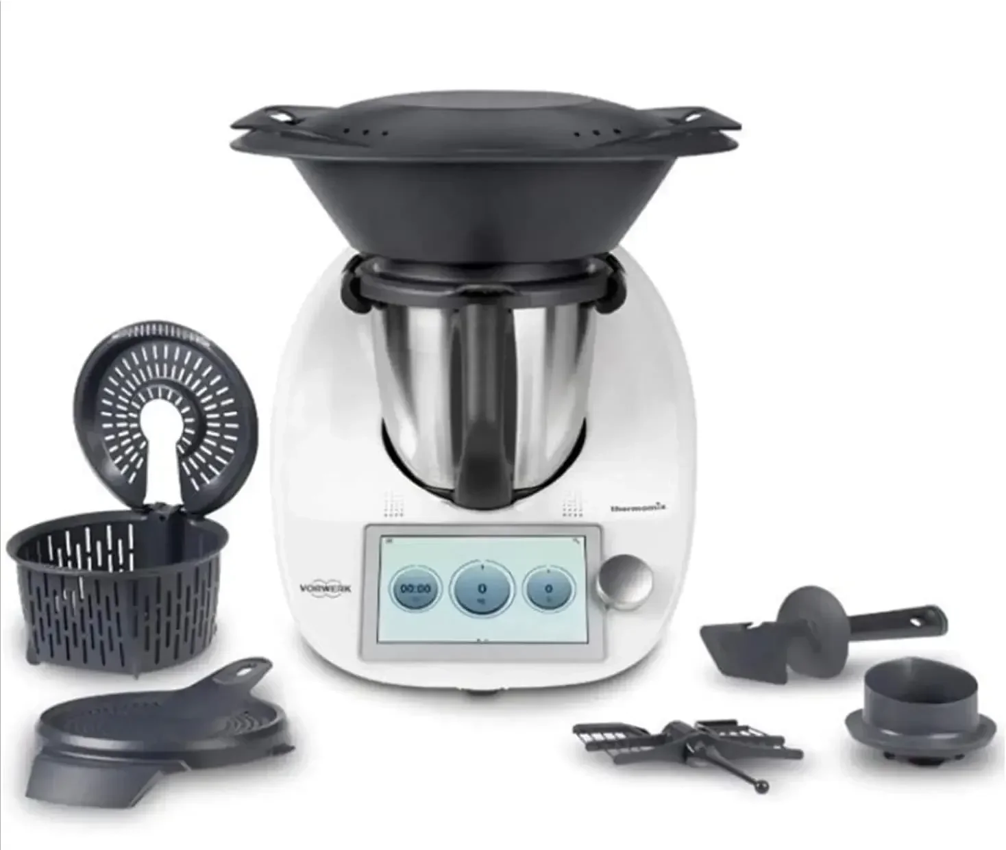 

Быстрая доставка на Vorwerk Thermomix TM31 / TM5 / TM6 с 1 + 6 бесплатными Cookidoo, гарантия 2 года
