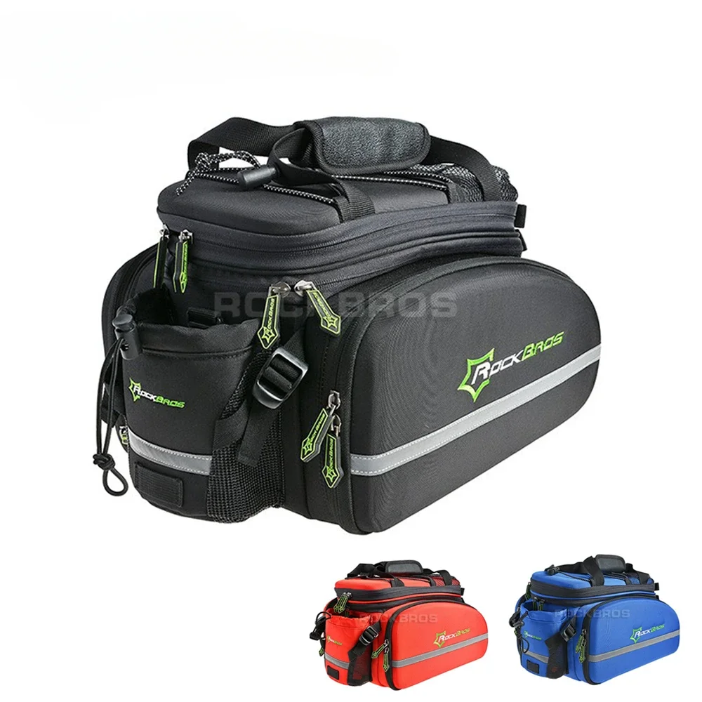 Cycling Rear Saddle Pack Multi-function Bags 3 in 1 bike Rear seat Carrier Bag Rear Rack Trunk Pack Bicycle Pannier bag