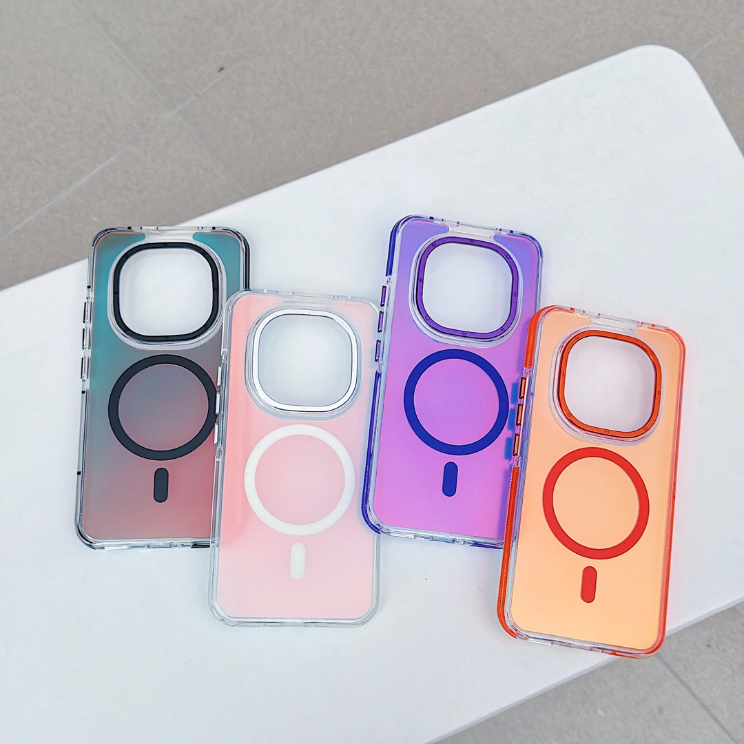 

Color Change Anti-Slip Anti-Drop Shockproof Case For Xiaomi Redmi Note 15 14 13 Pro+ Plus 5G 4G Magnetic Wireless Charge Cover