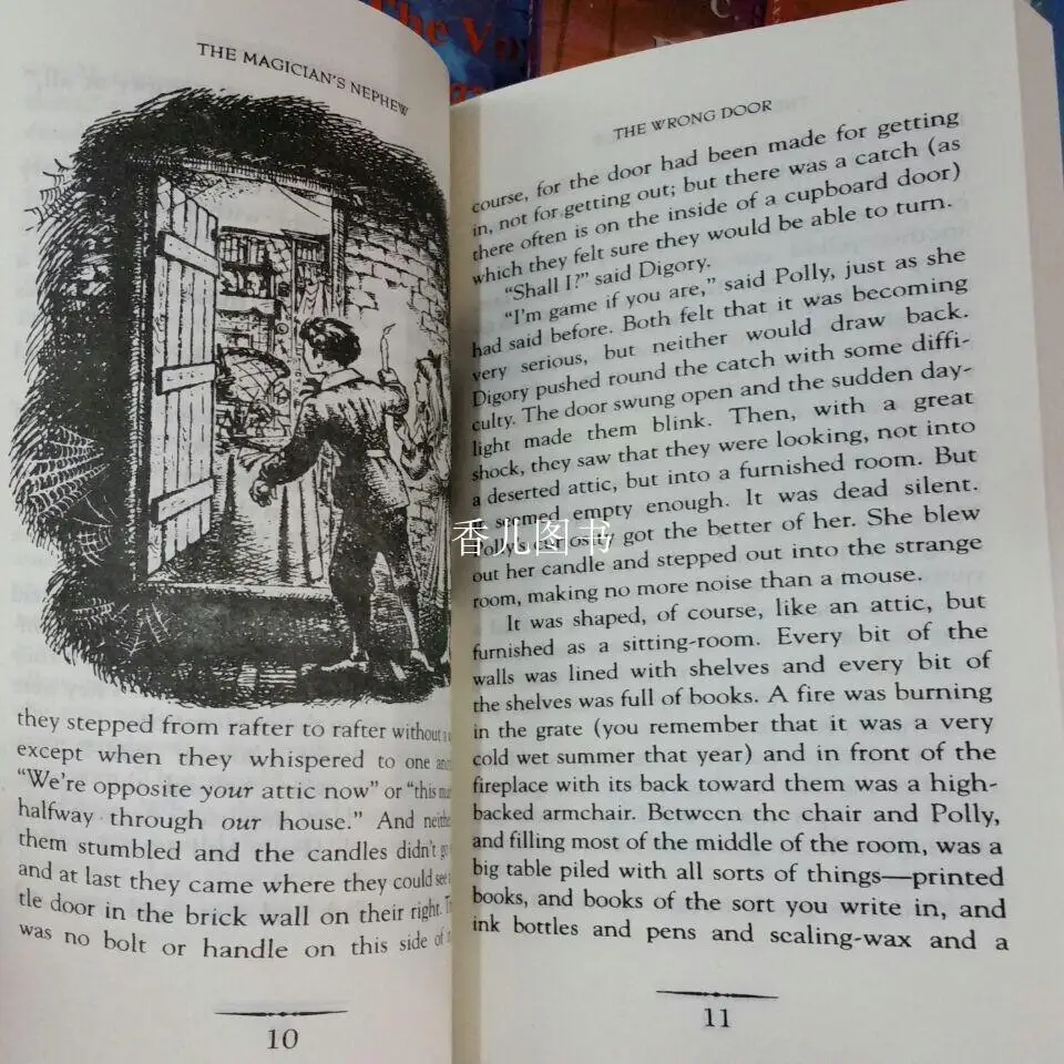 7Pcs Chroniken von Narnia Box Set Englisch literatur bücher