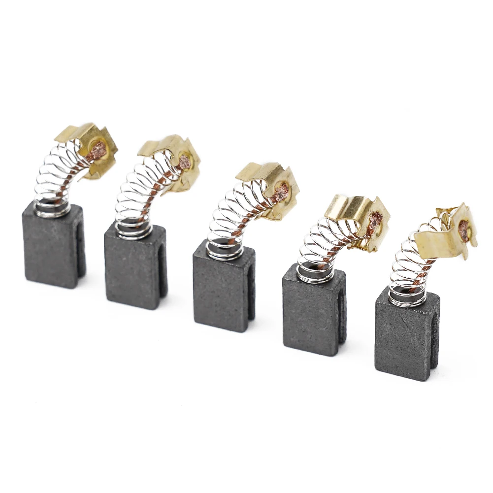 มอเตอร์แปรงแปรงคาร์บอน 5pcs 6x9x14 มม.อุปกรณ์เสริม CB325/459/303/419/203/85 สําหรับเครื่องบดมุม GA 5030 ยี่ห้อใหม่
