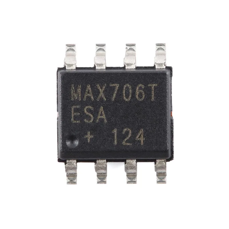 

10pcs/Lot MAX706TESA+T SOP-8 MAX706TESA Supervisory Circuits +3V Voltage Monitoring, Low-Cost, uP Supervisory Circuits