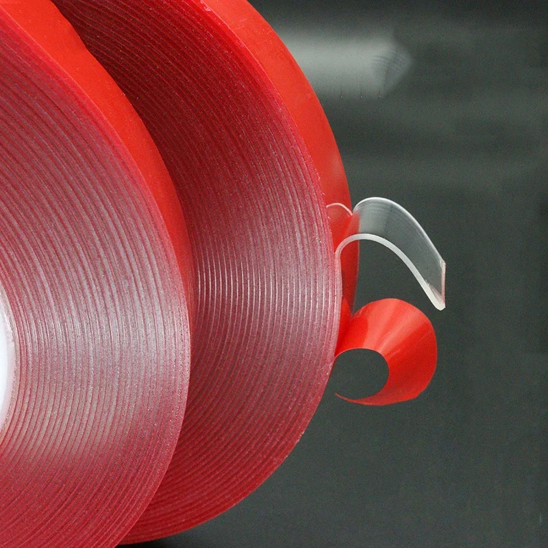 Double-sided Length 3M Width Strong Clear Transparent Acrylic Foam Adhesive Tapedouble Sided     Sticker