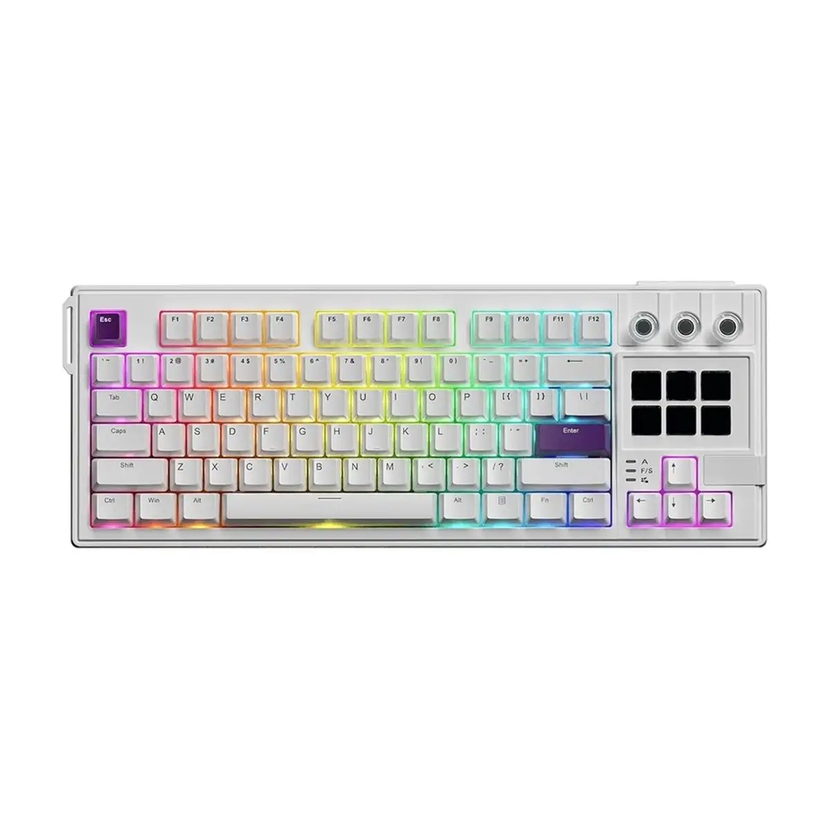 Ergonomic design of the keyboard