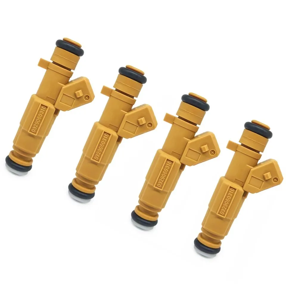 Iniettore 4 pezzi per Volkswagen Golf Polo per Seat Cordoba con numeri di parte 0280156096 032906031D