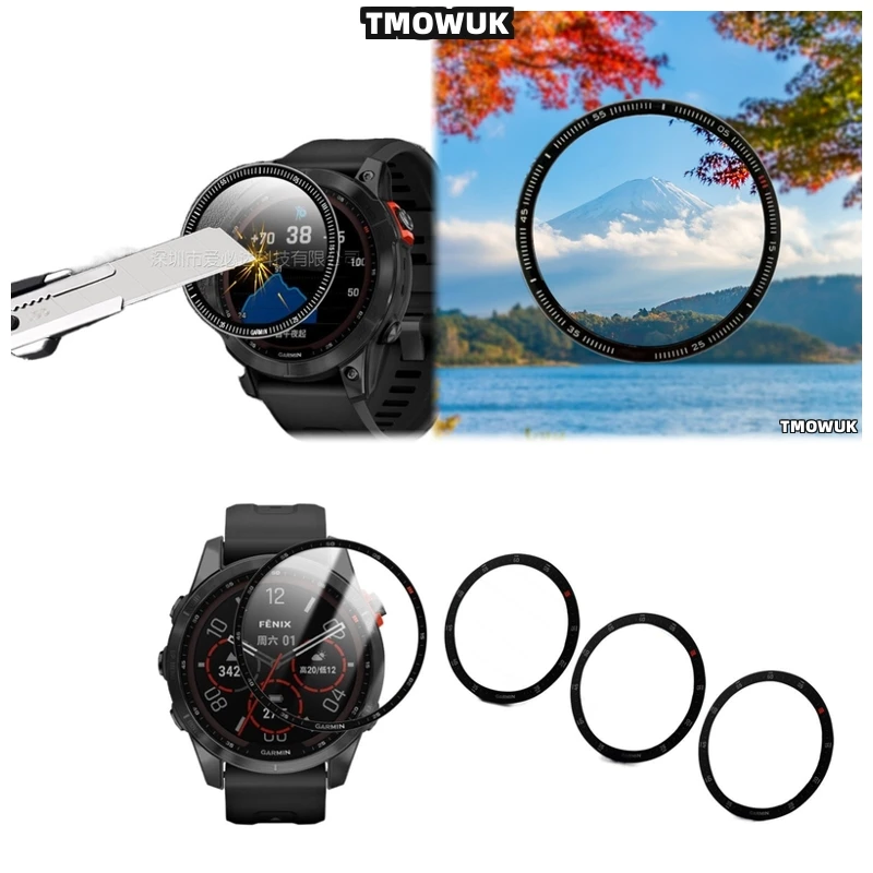 

For Garmin Fenix 6 7 8 7X 6X 7S 47mm 51mm Shatterproof PMMA Film For Enhanced Durability