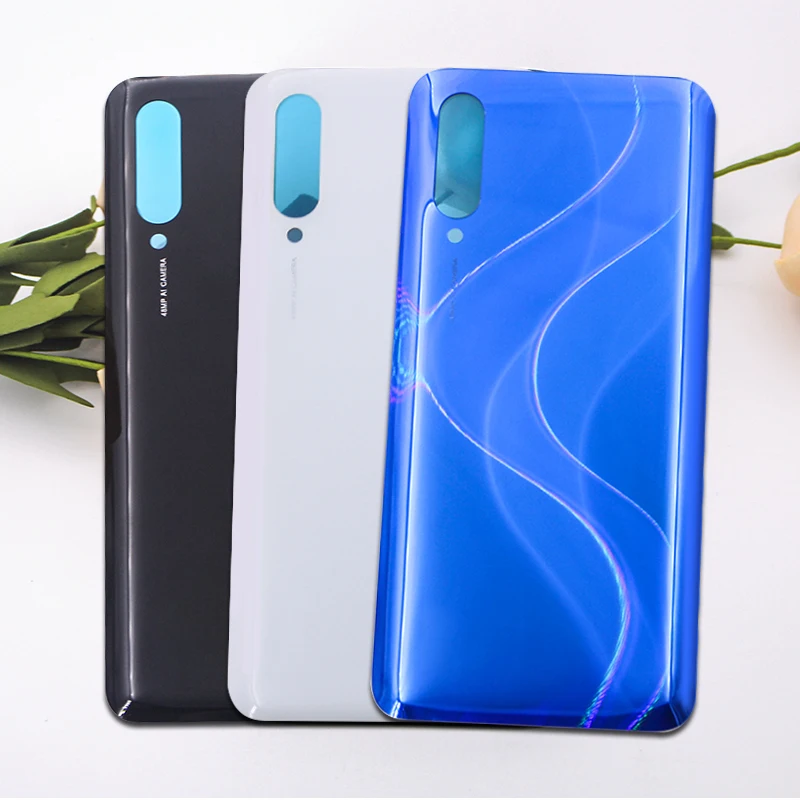 New For Xiaomi Mi 9 Lite / Mi CC9 Battery Back Cover 3D Glass Panel Rear Door High Quality Housing Case With Adhesive Replace