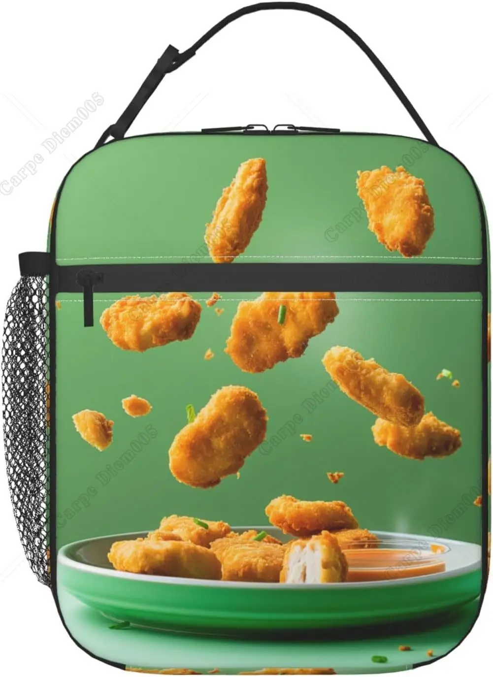 

Ланч-бокс для женщин и мужчин, изолированный ланч-бокс с куриным самородком, многоразовая портативная сумка-холодильник, водонепроницаемый контейнер для офисного пикника