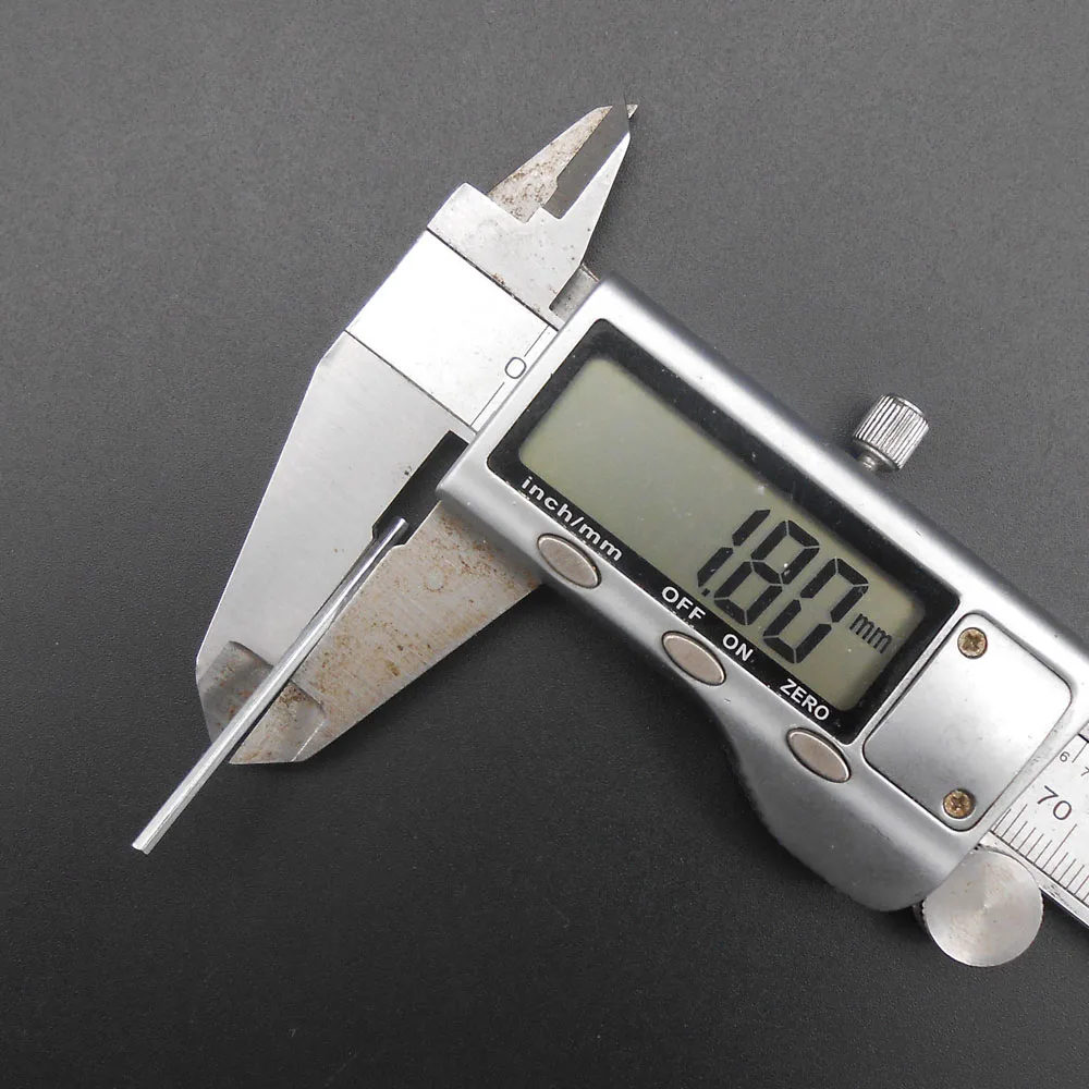 [100Pcs/Package] 1.8x40MM Hex Shaft 1.8MM Hexagon Steel Axle 40MM Length High Hardness Iron Hex Axle for 4WD Toy Car Gear Wheel