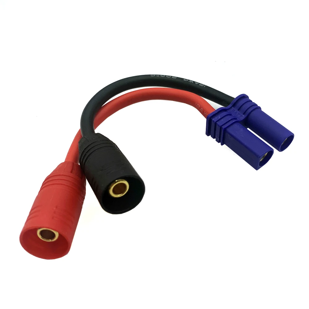 1PCS EC5 TRX Male/Female To AS150/XT150 Plug Adapter 12AWG Silicon Wire DC Power Balanced Charging Conversion Cable Connector