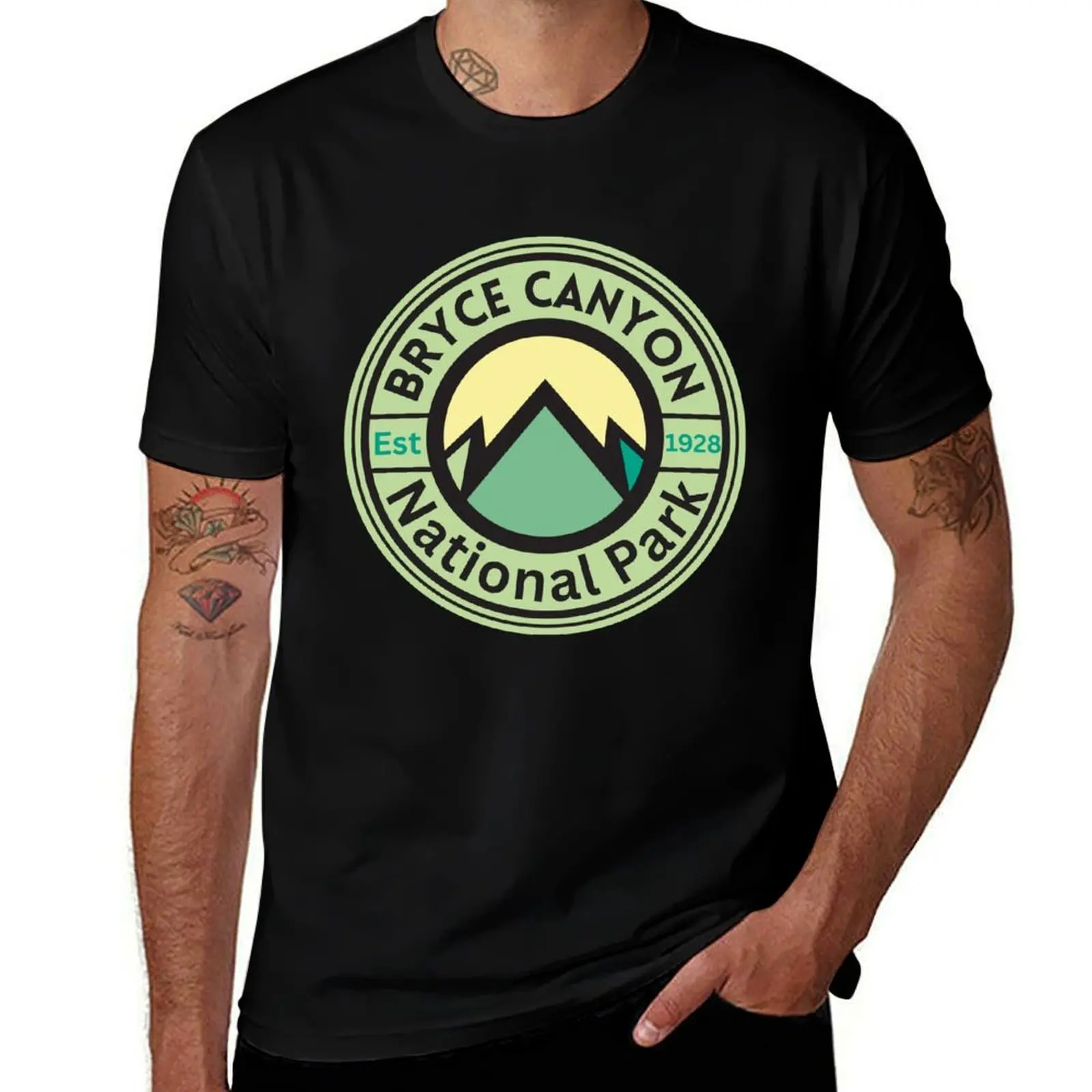 

Bryce Canyon National State Park T-Shirt Sticker T-Shirt summer shirt funny gifts quick drying shirts graphic tee men