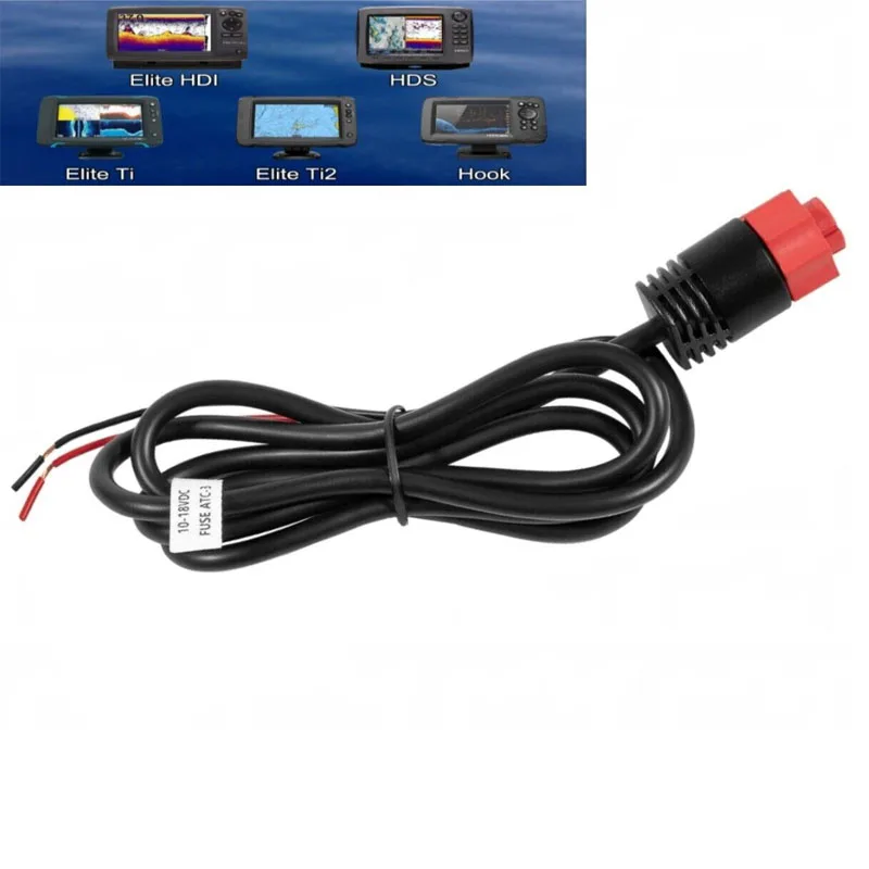 000-14041-001 HDS/Elite/Hook Power Cable,3 Foot, 2-Wire Power Only Fits for Lowrance HDS, Elite FS, Elite Ti2, Hook, Mark