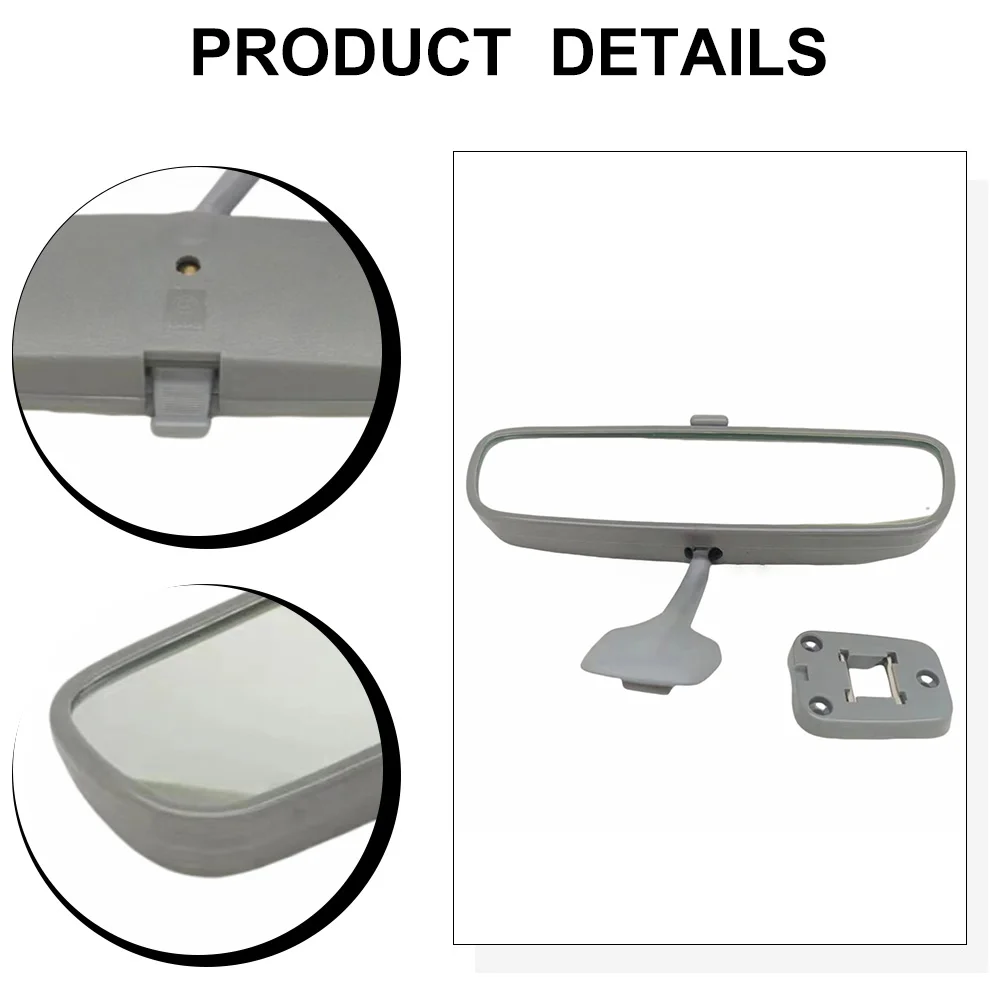 

1pcs Black Abs OEM Number 01-039-004-10-001 Interior Rear View Mirror For Isuzu Pickup TF TFR 1988-2002 Accessories