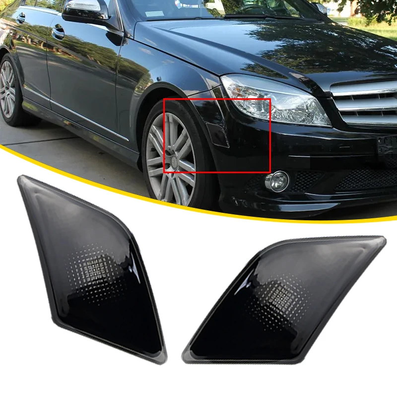 2pcs Side Marker For 2008-2011 Mercedes Benz C300 C350 2008-2015 C63 AMG Front Left Side W204 OEM:2048200121