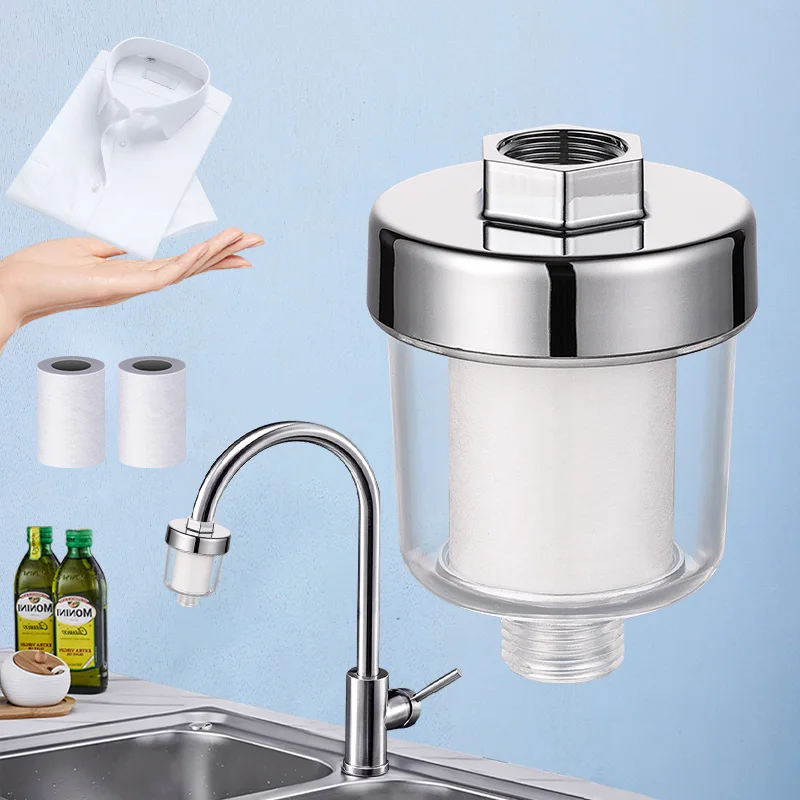

Faucet Pre Filter PP Cotton High Density Purifier Front Water Purification Universal Replaceable Filter Cartridge for Showers