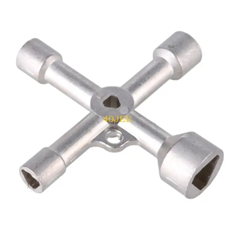 40JE 5 in 1 hulpprogramma's Key Crossing Switches Triangles Electrical Cabbard Key sleutel