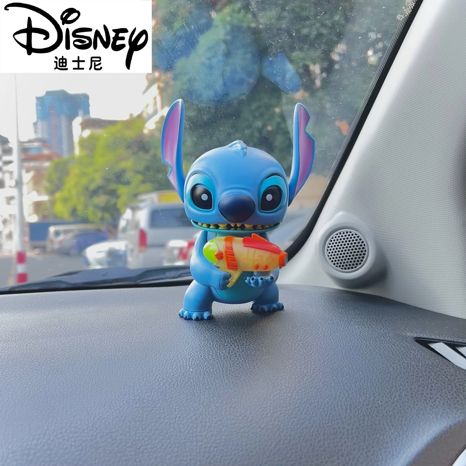 Disney Stitch Luminous Vocal Figure Action Figurine Collectible Model Desktop Decor Lilo & Stitch Merchandise Kids Birthday Gift