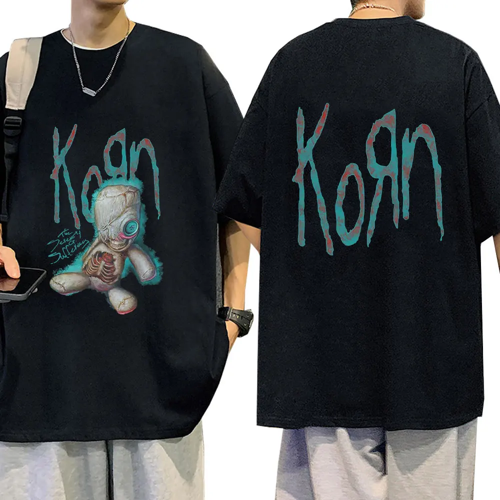 Korn Music Concert Rock Band WORLD TOUR T Shirt Men's Vintage