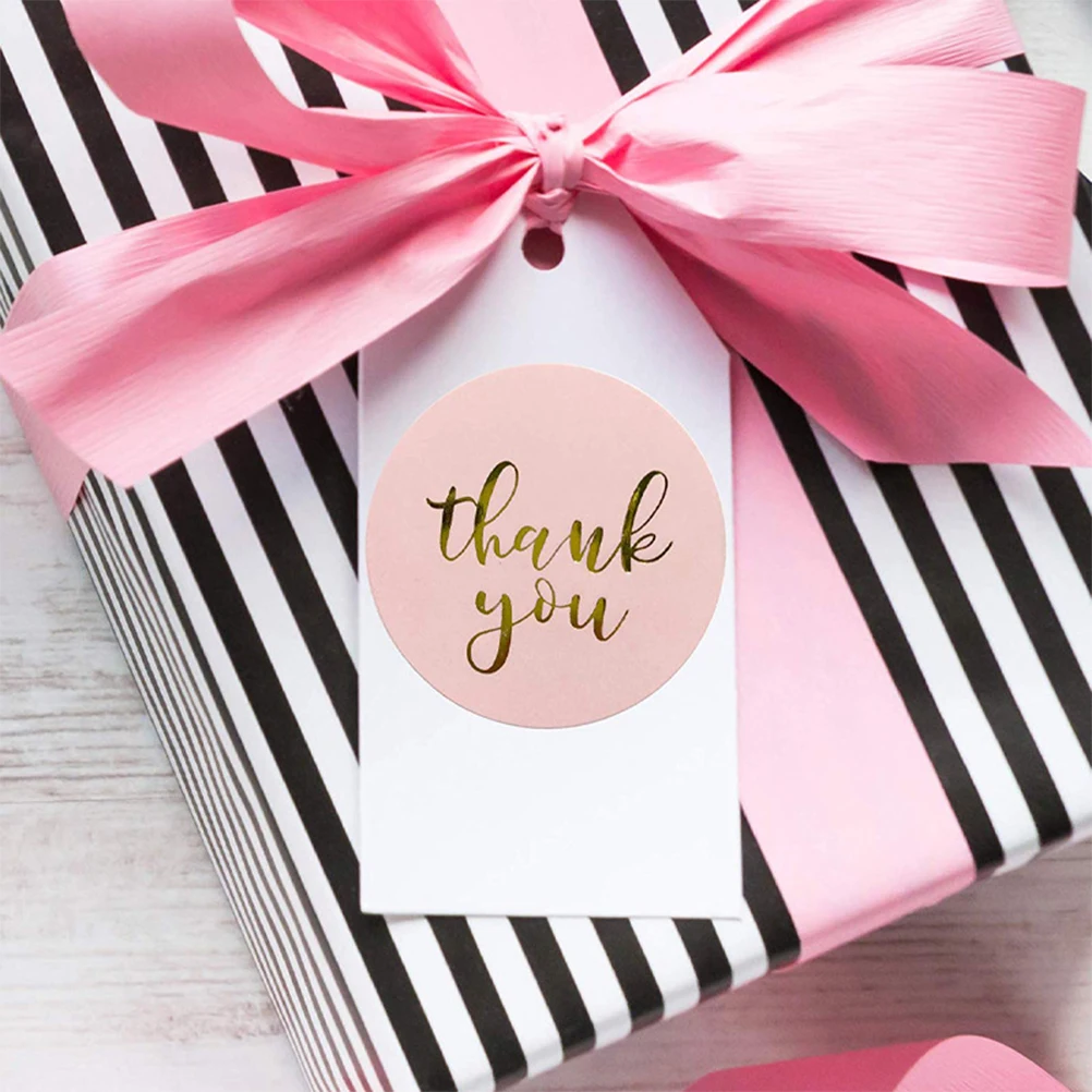 

Thank You Stickers Adhesive Packaging Sealing Parties Bronzing Weddings Packing
