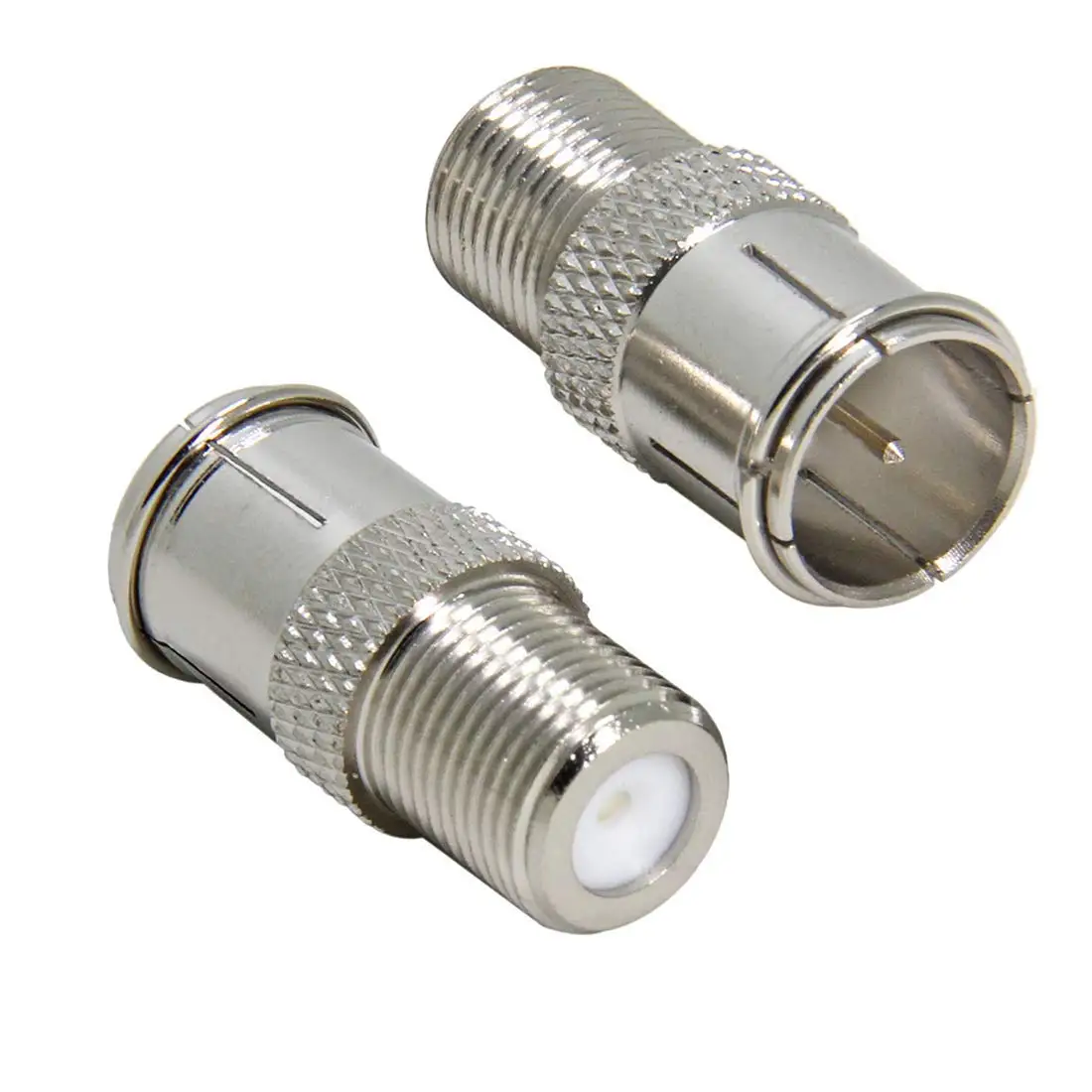 2 stücke f-Typ zu TV IEC 90-Grad-Stecker & Buchse HF-Koaxial adapter Adapter TV-Koaxial antennen anschluss – Detail 6