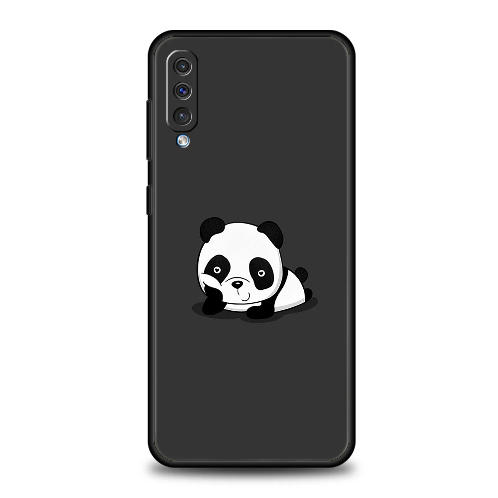 Bubududu Panda Phone Case for Samsung Galaxy A42 A22 A12 5G A02 A03 A04 A04S A50 A70 A10 A20 A30 Silicone Cover Shell Coque Bags image 3