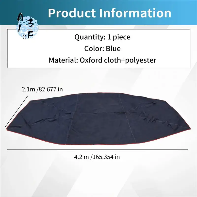 

A13F-Universal Car Sun Shade Umbrella Cover Tent Cloth Uv Protect Waterproof 4X2.1M
