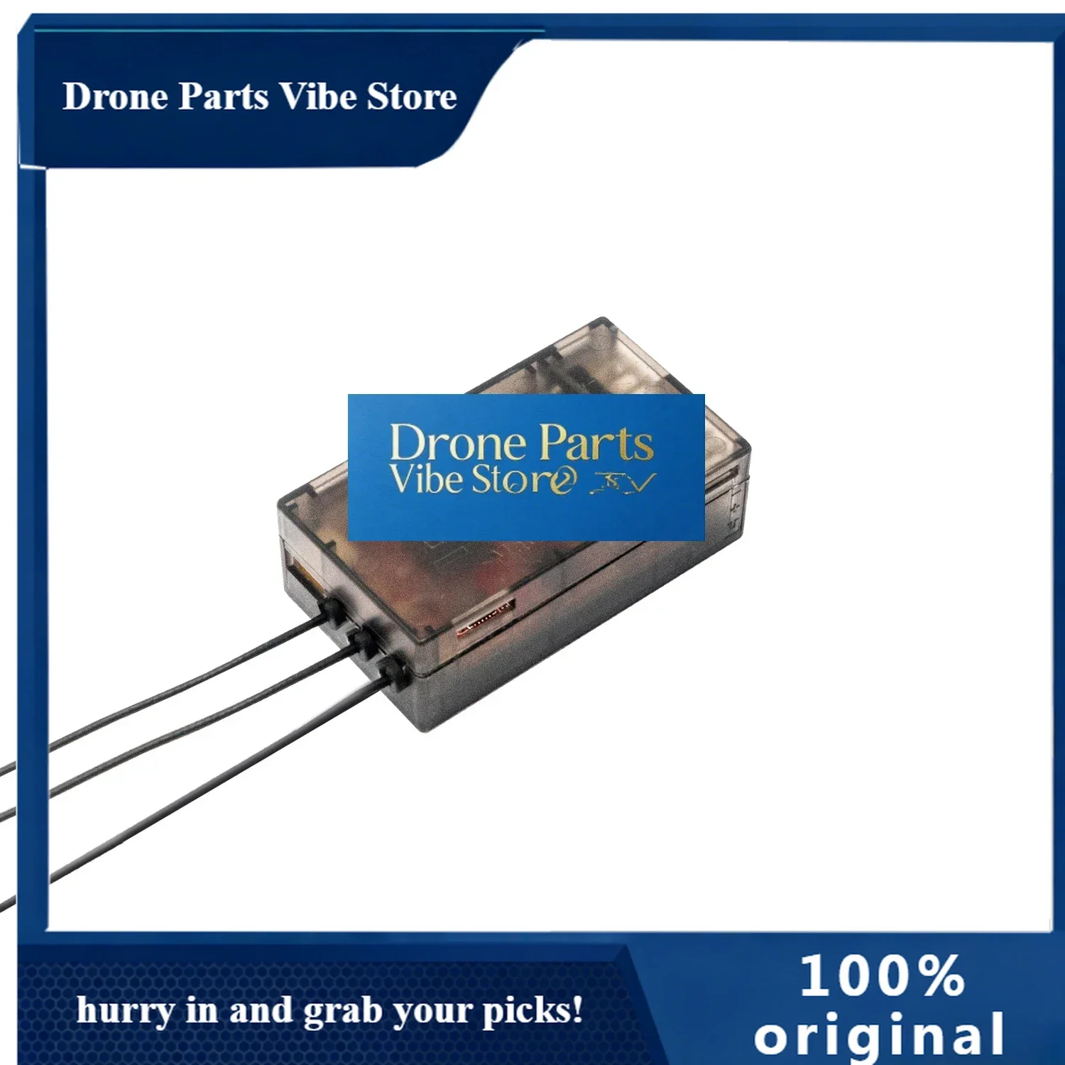 

Drone PartsFrSky 2.4G 900M Tandem Dual-Band Receiver TD R10 Receiver With 10 Channel Ports