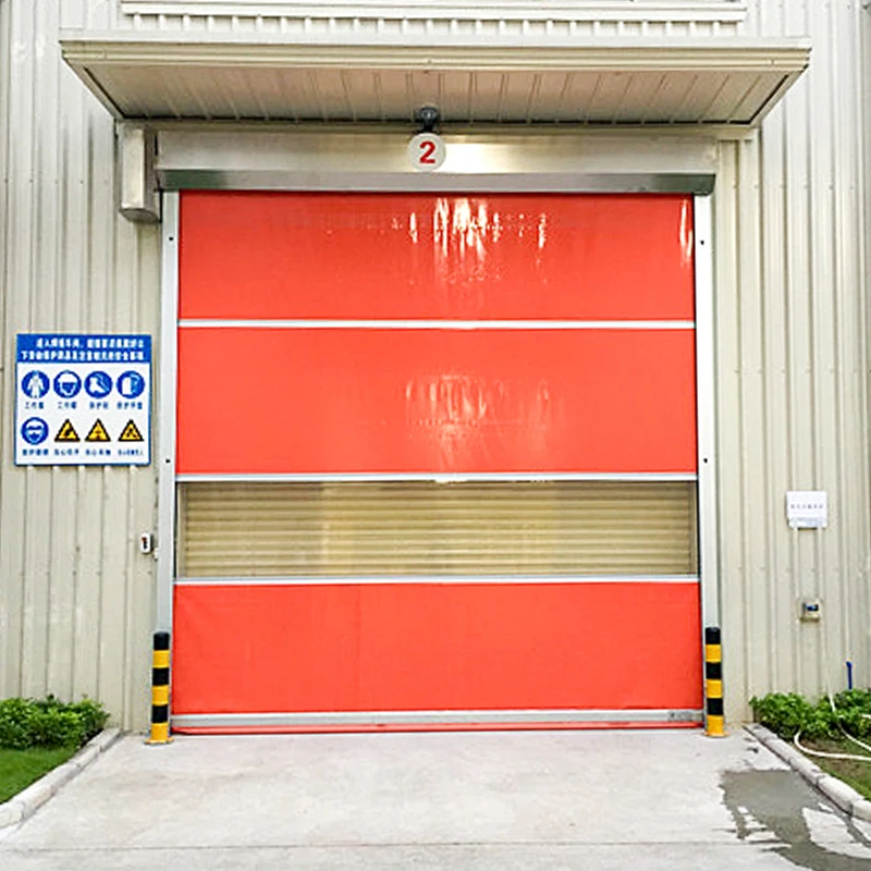 China PVC Fast rolling door Rapid rolling  high speed door for Warehouse