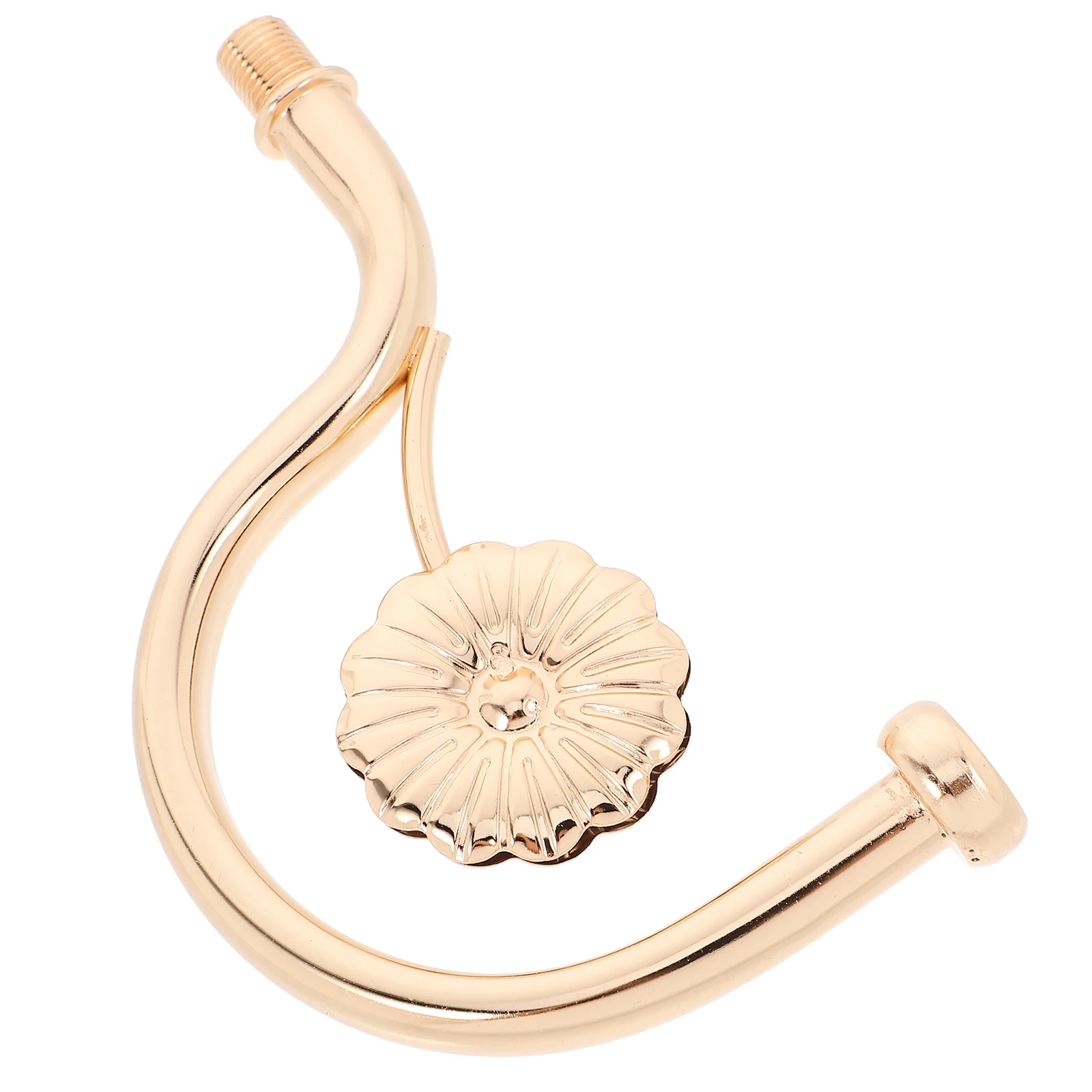 

Metal Golden Pipe Threaded Extension Curved Lamp Stem for Wall Lights Lighting Fixture Down Rods Compact Stylish