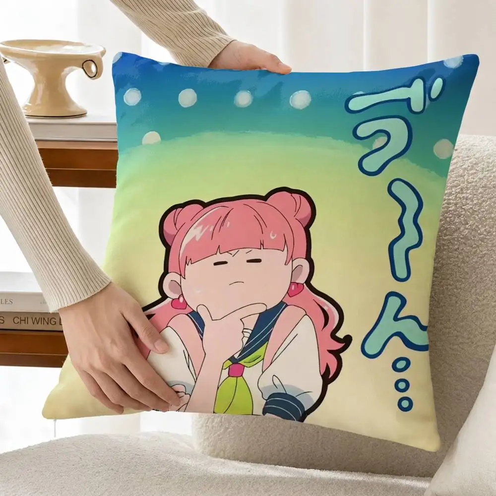 Kawaii M-Miyu Suzuki You and I A-P-O  Custom Double Sided Print Square Pillow Cushion Cover