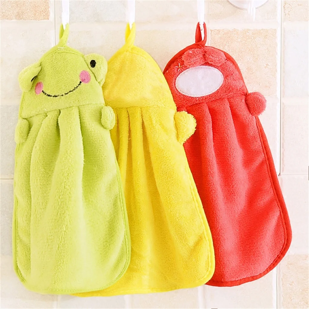 Washroom Toilet Lavatory Hand Face Towel Kitchen Soft Wall Hanging Towels Dishcloths Washcloth Accessories  Type 3