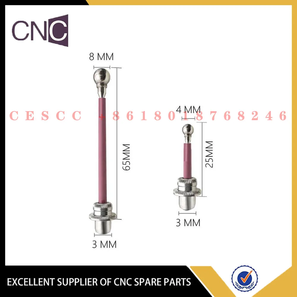 Imagem -02 - Haimer-cnc Probe 3d Tabela Borda Finder Cmm Sensor Ponto de Toque Agulha Medidor Pin Dial Indicador Medição Ponta Cerâmica Rod Bola Gage